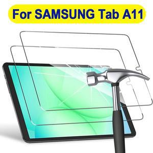 삼성 갤럭시 탭 A11용 강화 유리 화면 보호기 전체 커버리지 9H 경도 긁힘 방지 필름