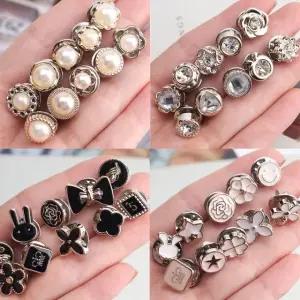 매너브로치 옷고정핀 브로치 의류 부자재 장식 10P (WFKBRI7)