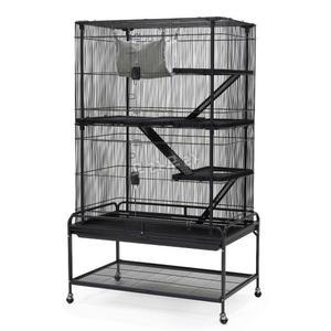 대형날림장 대형새장 하늘다람쥐 케이지 투명 조류 앵무새장 매트 이동식 D672 모란 새집