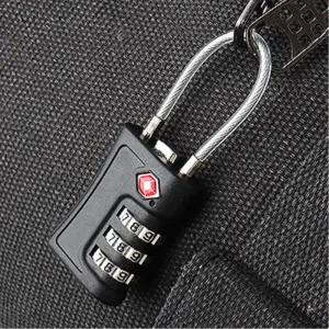 여행용 캐리어 가방 TSA 비밀번호 미니 지퍼 자물쇠 고리형 와이어형 백팩 사물함