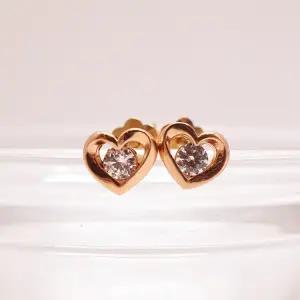 14k 하트 큐빅 귀걸이 OPJJE9843