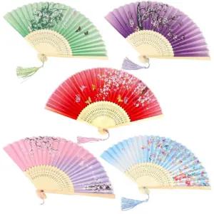 접이식 포켓 부채 휴대용 접는 전통 꽃부채 판촉물 인사동부채 향나무부채