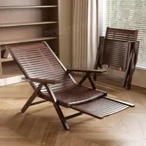 야외 라운지 의자 해변 발코니 썬베드 접이식 수영장