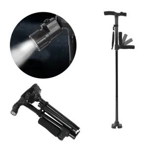 어르신 안전 지팡이 5단 높이 조절 라이트 노인지팡이 지팡이 안전지핑이