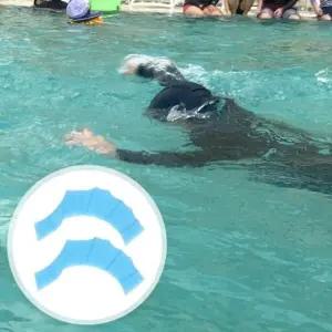 손가락 오리발 물갈퀴 장갑 M