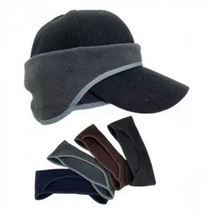 모자 부착형 방한 귀마개 스냅백 헤어밴드 기모 보온_24072850