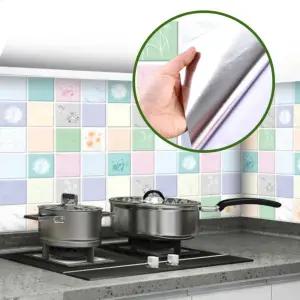 붙이는 싱크대 시트지 주방 타일 가스렌지 오염방지 방수 코팅 스티커