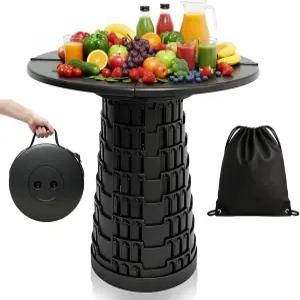 그레이시 업그레이드 접이식 의자 휴대용 텔레스코픽 시트 캠핑 정원 낚시 하이킹 바비큐용 탁상용 지름