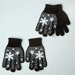 겨울 논슬립 미끄럼방지 장갑 니트장갑 기모 손가락