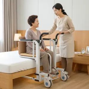 [서울,수도권가능]콤슨 복지용구 올인원의자 리프트의자 환자이동용 목욕 침대 화장실 이동식 1개월대여