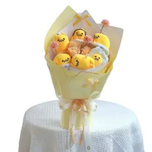 구데타마 인형 꽃다발 선물 학교 발표회 유치원 봉제