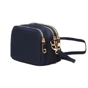 멀티 수납 핸드백 가벼운 가방 크로스백 네이비 토드백