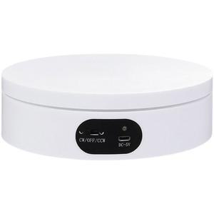 자동회전판 촬영용 턴테이블 회전 15cm 하중100kg 장비 39CM 충전형 전시 회전판