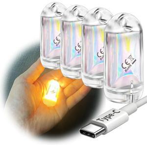 두킵 DOK P 초미니 LED 2개 커버 강력한내구성 쉐이드 백패킹 점멸 산책 웜화이트