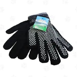 겨울 방한 장갑 미끄럼방지 점박이 작업용 정비 두꺼운 니트 손목 보온 방풍