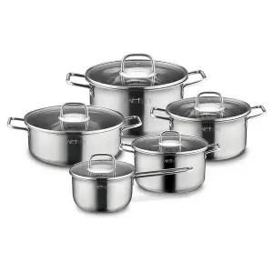 [키친아트] 올데이 스텐 인덕션냄비 양수 편수 전골 냄비 5type