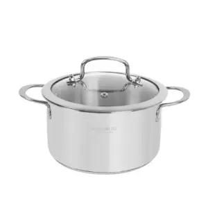 [퀸센스] 모던 인덕션 스텐304 양수냄비 18cm 이유식 라면냄비