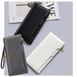 여성 소가죽 왁스 장지갑 오일 왁스지갑 여성장지갑 WFJYGOT