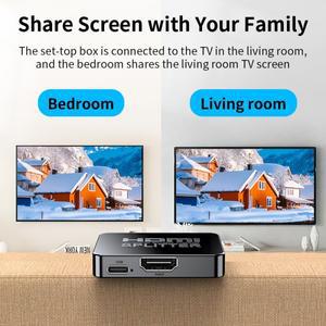 CCTV 비디오 HDMI 분배기 연결 해제 1 In 2 Out 4K 30Hz TV Store 컴퓨터 공유 모니터 프로젝터 홈 자동