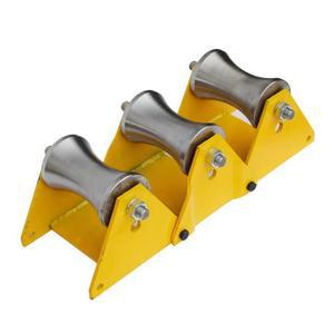 맨홀 전선 포설 스틸 견고한 베어링 롤러 풀리 1개 표준 회전 삼륜 다이 헤비