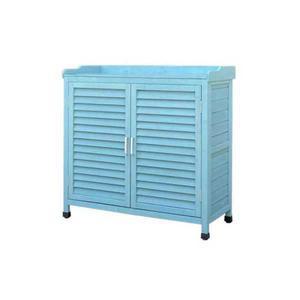 샤크팡 캐비넷 다목적 우드 농기구 야외 보관함 마당 스 주택