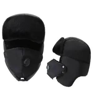 스포츠 야외 털모자 안면보호 겨울 군밤모자 방한 남자 여성귀 등산모자 귀덮개모자 스키장모자