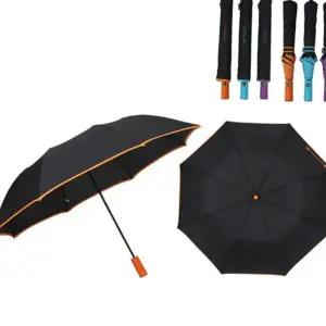 고급우산 2단 투톤 컬러 바이어스 수동 폰지원단 패션 우산