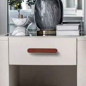 [콩심팥심]가죽 서랍손잡이 화장대 장롱 가구손잡이