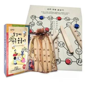전통 윷놀이 게임세트 15cm 단체 민속놀이 명절이벤트 학교 체험학습용 추천
