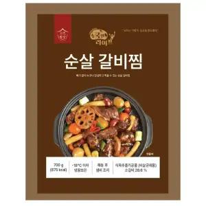 쿡앤라이프 순살갈비찜 700g 뼈없는 소갈비찜