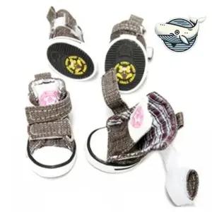 강아지 보호 신발 운동화 애완견 양말 패딩 발 WFHBSFA