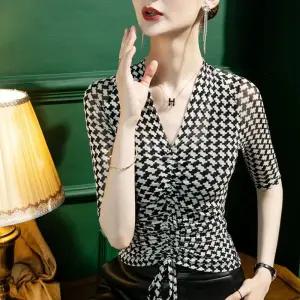 신상 격자 시니어 라틴댄스복