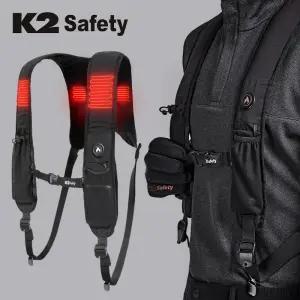 K2 Safety 발열 서스펜더 조끼형 어깨보온 간편작업복 남녀공용 + 모디스배터리 추가