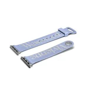 [비비안웨스트우드] 실리콘 애플워치 38mm/40mm/41mm 전용 스트랩 스카이 블루 밴드 VVS33PBL
