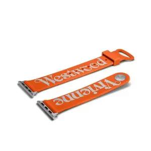 [비비안웨스트우드] 실리콘 애플워치 38mm/40mm/41mm 전용 스트랩 오렌지 주황색 밴드 VVS33POR