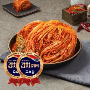 [청원김치] 국내산 배추 포기 김장 김치 5kg 시원하고 깊은맛 HACCP