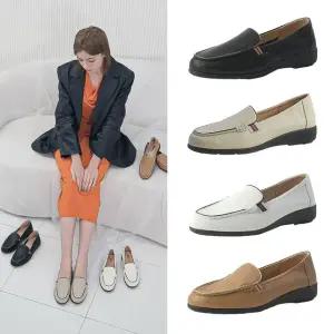 올리 천연 소가죽 컴포트 드라이빙 로퍼 3.5cm