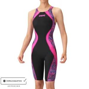 아레나 여자 선수용 5부 반전신 수영복 U159816 경기용