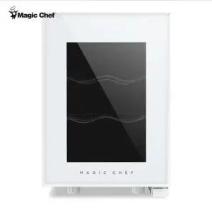 매직쉐프 와인셀러 화이트에디션 6병 미니 와인냉장고 와인거치대 저소음 반도체 MEW-6DW