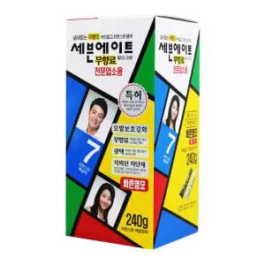 세븐에이트 무향료 칼라 크림 7호 자연스런흑갈색 240g