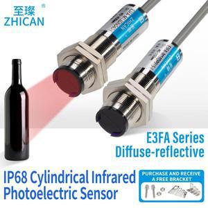 적외선 집열판전 스위치는 투명 유리 필름 물체 확산 반사 센서를 감지합니다.