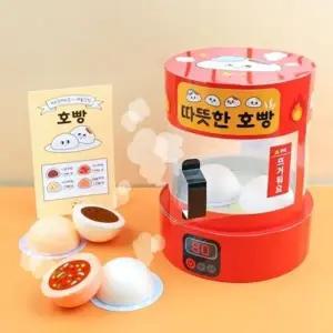 ( )오늘놀이 겨울 간식 호빵 만들기 찜기 메뉴판 역할놀이 kc