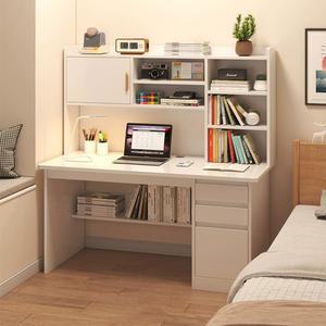 샤크팡 학생용책상 신학기 탁상 서랍 테이블 선반 일자형 서재 고등학생