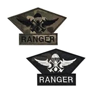 블랙멀티캠패치 레인저 유격 공수윙 RANGER 패치 와펜 멀티캠버젼