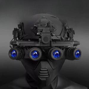 헬멧 4안 안경 야시경 해상 스코프 모형