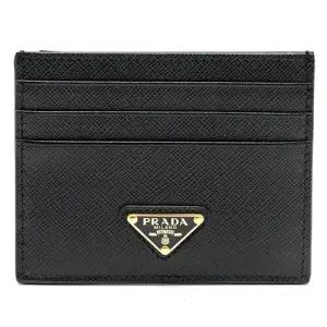 [명품] 사피아노 트라이앵글 로고 카드 지갑 1MC025 QHH F0002