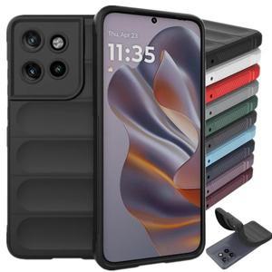 [호환품]Motorola Edge 50 용  피부 느낌 실리콘 케이스 Moto Pro Fusion 40 Fundas Coque Neo 보호 커버