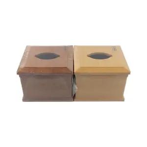 신한 나뭇결 냅킨함 고목 원목함 킨통 디스펜서 휴지함 주방소품 식당용품 나무무늬 내장스프링 보관 인테