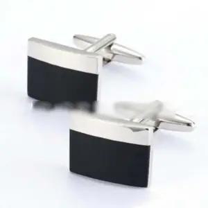 셔츠꾸미기 모던한 셔츠장식 원 써드블랙 커프스 1set