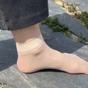 여성발목양말 구두양말 발목 스타킹 살색 5켤레
